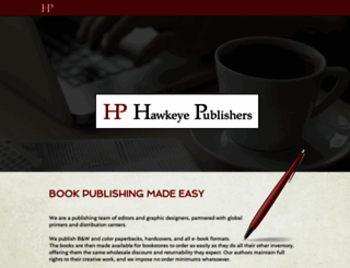 hawkeyepublishers.com screenshot