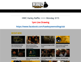 hawkeyewrestlingclub.com screenshot