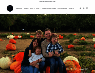 hawkinswoodshop.com screenshot