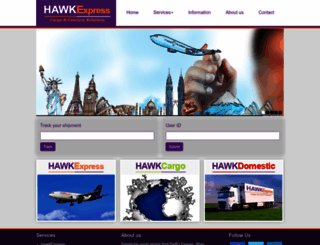 hawklogistic.net screenshot