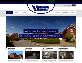 hawkstonebuilders.co.uk screenshot