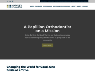 hawleyorthodontics.com screenshot
