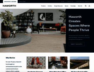 haworth.com screenshot