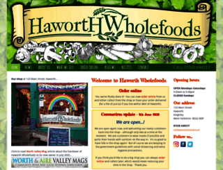 haworthwholefoods.co.uk screenshot
