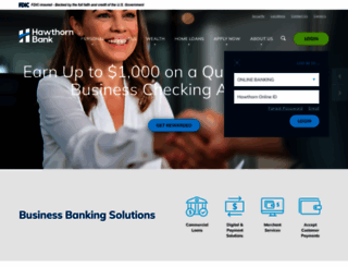 hawthornbank.com screenshot