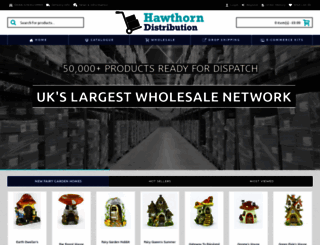 hawthorndistribution.com screenshot