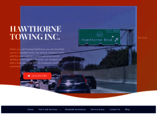 hawthorne-towing.info screenshot