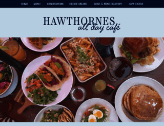 hawthornecafe.com screenshot