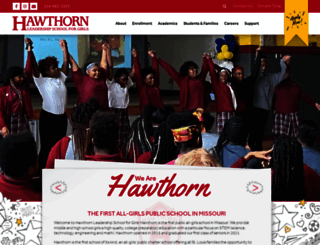 hawthornschool.org screenshot