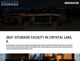 hawthornstorage.com screenshot