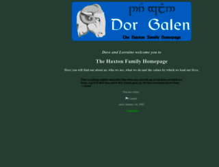 haxton.org screenshot