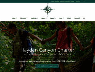 haydencanyoncharter.org screenshot