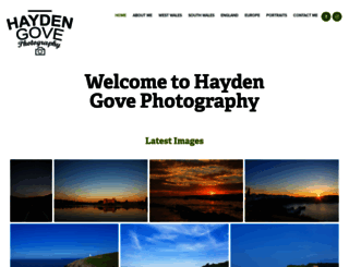 haydengovephotography.co.uk screenshot
