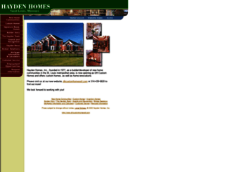 haydenhomes.com screenshot