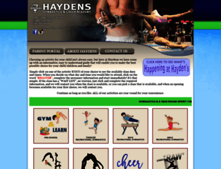 haydensgym.com screenshot