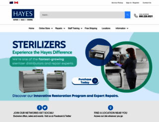 hayeshandpiece.com screenshot