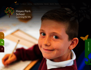 hayesparkschool.co.uk screenshot