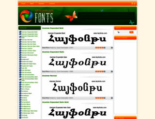 hayfonts.com screenshot
