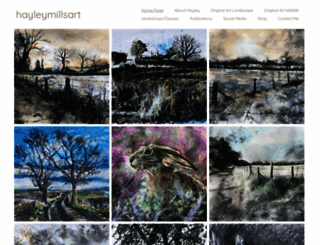 hayleymillsart.com screenshot