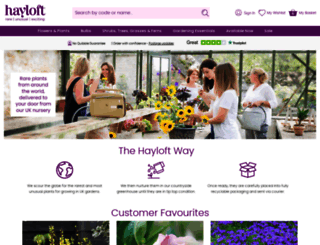 hayloft-plants.co.uk screenshot