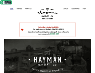 haymanjewelry.com screenshot