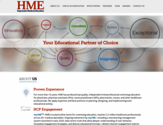 haymarketmedicaleducation.com screenshot