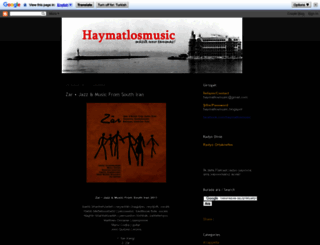 haymatlosmusic.blogspot.com screenshot