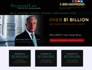 haymondlaw.com screenshot