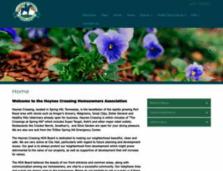 haynescrossing.org screenshot