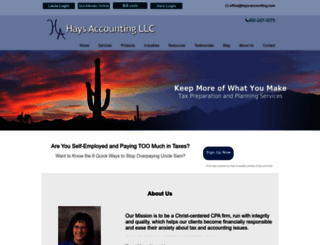 hays-accounting.com screenshot