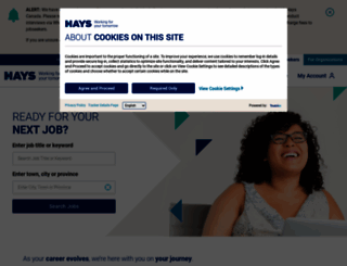 hays.ca screenshot