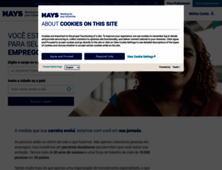 hays.com.br screenshot