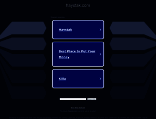 haystak.com screenshot