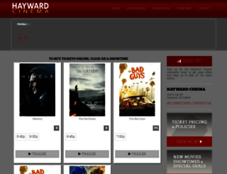 hayward-cinema.com screenshot