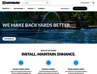 hayward-pool.com screenshot