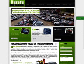 hazaracarremovals.com.au screenshot