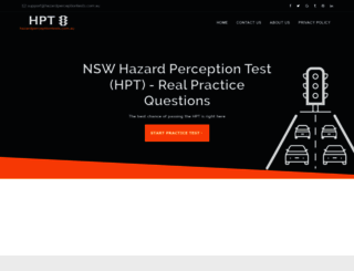 hazardperceptiontests.com.au screenshot