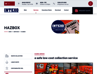 hazbox.com.au screenshot