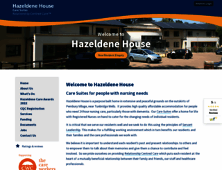 hazeldenehouse.com screenshot