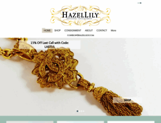 hazellily.com screenshot