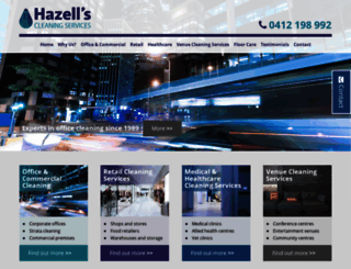 hazellscleaningservices.com.au screenshot