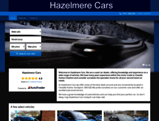 hazelmerecars.co.uk screenshot