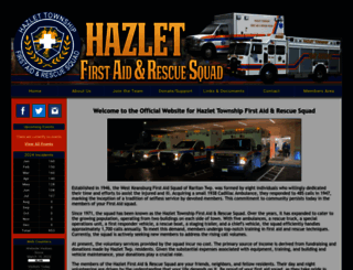 hazletfirstaid.org screenshot