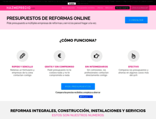 hazmeprecio.com screenshot