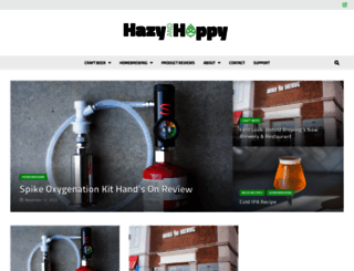hazyandhoppy.com screenshot