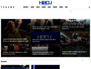hbcusports.com screenshot