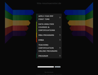 hbs-neumuenster.de screenshot