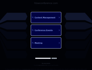 hbseconference.com screenshot