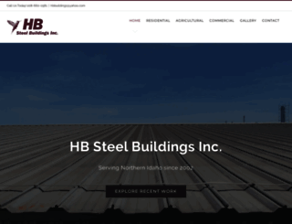 hbsteelbuildingsinc.com screenshot