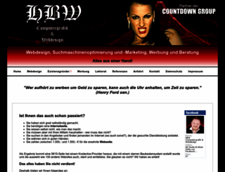 hbw-design.de screenshot